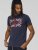 D555 DENNIS Official AC/DC Printed Crew Neck T-Shirt Navy Reno - Majice Kratkih Rukava - Muške Majice Kratkih Rukava Veliki Brojevi 