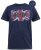 D555 DENNIS Official AC/DC Printed Crew Neck T-Shirt Navy Reno - Majice Kratkih Rukava - Muške Majice Kratkih Rukava Veliki Brojevi 