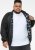 D555 MARSDEN Hybrid Knitted Jacket With Bonded Fleece Lining Black - Jakne - Muške Jakne Veliki Brojevi