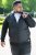 D555 MARSDEN Hybrid Knitted Jacket With Bonded Fleece Lining Black - Jakne - Muške Jakne Veliki Brojevi