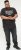 D555 EDWALTON NYCTY Camo Printed Crew Neck T-Shirt Washed Black - Majice Kratkih Rukava - Muške Majice Kratkih Rukava Veliki Brojevi 