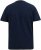 D555 SANDFORD Double Layer On Neck Ribs And Hem Waffle Textured T-Shirt Navy - Majice Kratkih Rukava - Muške Majice Kratkih Rukava Veliki Brojevi 