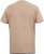 D555 SANDFORD Double Layer On Neck Ribs And Hem Waffle Textured T-Shirt Beige - Majice Kratkih Rukava - Muške Majice Kratkih Rukava Veliki Brojevi 
