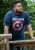 D555 ROGERS Official Captain America Printed T-Shirt Dark Navy - Majice Kratkih Rukava - Muške Majice Kratkih Rukava Veliki Brojevi 