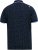 D555 OAKLEY AOP Jersey Polo With Jacquard Collar, Ribs And Chest Pocket Navy - Polo majice - Muške Polo Majice Veliki Brojevi