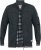 D555 ABERDARE Knitted Zip Through Sweater With Bonded Check Lining Charcoal Marl - Puloveri & dukserice - Muške Puloveri & dukserice veliki brojevi