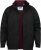 D555 Rudy Showerproof Fleece Lined Jacket With Packaway Hood - Black - Jakne - Muške Jakne Veliki Brojevi