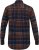 D555 SHERLOCK Check Overshirt With Two Patch Pockets & Button Down Collar Navy - Košulje - Muške Košulje Veliki Brojevi