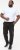 D555 COTGRAVE Couture Elasticated Waistband Jogger With Woven Fabric Trim Black - Sportske hlače & kratke - Muške Trenirke Veliki Brojevi