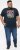 D555 JAGGER Legends Motor Bike Printed Crew Neck T-Shirt Navy - Majice Kratkih Rukava - Muške Majice Kratkih Rukava Veliki Brojevi 