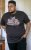 D555 LORNE Motor Bike Splatter Printed Crew Neck T-Shirt Washed Black - Majice Kratkih Rukava - Muške Majice Kratkih Rukava Veliki Brojevi 