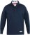 D555 SWANN Quarter Neck Sweatshirt With Quilted Top Panel Navy - Puloveri & dukserice - Muške Puloveri & dukserice veliki brojevi