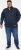 D555 SWANN Quarter Neck Sweatshirt With Quilted Top Panel Navy - Puloveri & dukserice - Muške Puloveri & dukserice veliki brojevi