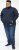 D555 SWANN Quarter Neck Sweatshirt With Quilted Top Panel Navy - Puloveri & dukserice - Muške Puloveri & dukserice veliki brojevi
