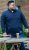 D555 SWANN Quarter Neck Sweatshirt With Quilted Top Panel Navy - Puloveri & dukserice - Muške Puloveri & dukserice veliki brojevi