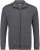Adamo Athen Sweat Jacket with Full Zipper Charcoal - Puloveri & Dukserice - Muške Puloveri & dukserice veliki brojevi