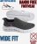 D555 Blyth 1 Kingsize Hands Free Shoes With Knitted Top Black - Muške cipele 40-52 - 