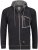 Adamo Michael Hoodie with Zipper Black - Puloveri & dukserice - Muške Puloveri & dukserice veliki brojevi
