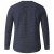 D555 Plato Long Sleeve T-shirt Charcoal - Majice Kratkih Rukava - Muške Majice Kratkih Rukava Veliki Brojevi 
