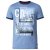 D555 Howie Fine Stripe T-shirt Blue - Majice Kratkih Rukava - Muške Majice Kratkih Rukava Veliki Brojevi 