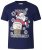 D555 Naughty X-mas T-shirt Navy - Majice Kratkih Rukava - Muške Majice Kratkih Rukava Veliki Brojevi 