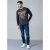 D555 Neill Long Sleeve T-shirt Black - Majice Kratkih Rukava - Muške Majice Kratkih Rukava Veliki Brojevi 
