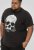 D555 Hucknall Skull Monochrome Printed Crew Neck T-shirt Washed Black - Majice Kratkih Rukava - Muške Majice Kratkih Rukava Veliki Brojevi 