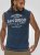 D555 Havant San Diego Printed Sleeveless T-Shirt French Navy - Majice Kratkih Rukava - Muške Majice Kratkih Rukava Veliki Brojevi 