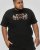 D555 Leamington Tiger Eyes Printed Crew Neck T-shirt Black - Majice Kratkih Rukava - Muške Majice Kratkih Rukava Veliki Brojevi 