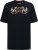 D555 Leamington Tiger Eyes Printed Crew Neck T-shirt Black - Majice Kratkih Rukava - Muške Majice Kratkih Rukava Veliki Brojevi 