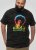 D555 Hendrix Official Jimi Hendrix Printed Crew Neck T-Shirt Black Reno - Majice bendova - 