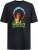 D555 Hendrix Official Jimi Hendrix Printed Crew Neck T-Shirt Black Reno - Majice bendova - 