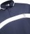D555 Hinckley Stretch Polo With Contrast Tipping Collar Navy - Polo majice - Muške Polo Majice Veliki Brojevi