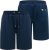 D555 Spalding Elasticated Waist Interlock Shorts Navy - Sportske hlače & kratke - Muške Trenirke Veliki Brojevi