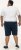 D555 Spalding Elasticated Waist Interlock Shorts Navy - Sportske hlače & kratke - Muške Trenirke Veliki Brojevi