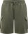 D555 Wigan 1 Elasticated Waist Fleece Cargo Shorts Khaki - Sportske hlače & kratke - Muške Trenirke Veliki Brojevi