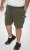 D555 Wigan 1 Elasticated Waist Fleece Cargo Shorts Khaki - Sportske hlače & kratke - Muške Trenirke Veliki Brojevi