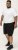 D555 Wigan 2 Elasticated Waist Fleece Cargo Shorts Black - Sportske hlače & kratke - Muške Trenirke Veliki Brojevi
