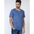 D555 Signature V-neck T-shirt Teal - Majice Kratkih Rukava - Muške Majice Kratkih Rukava Veliki Brojevi 