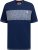 D555 Swansea Cut And Sew Crew Neck T-Shirt Navy - Majice Kratkih Rukava - Muške Majice Kratkih Rukava Veliki Brojevi 
