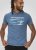 D555 Cardiff Surfer And Waves Printed Crew Neck T-shirt Denim Marl - Majice Kratkih Rukava - Muške Majice Kratkih Rukava Veliki Brojevi 