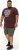 D555 Loughborough Official Gas Monkey Crew Neck T-Shirt Burgundy Black Twist - Majice Kratkih Rukava - Muške Majice Kratkih Rukava Veliki Brojevi 