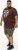 D555 Loughborough Official Gas Monkey Crew Neck T-Shirt Burgundy Black Twist - Majice Kratkih Rukava - Muške Majice Kratkih Rukava Veliki Brojevi 