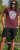 D555 Loughborough Official Gas Monkey Crew Neck T-Shirt Burgundy Black Twist - Majice Kratkih Rukava - Muške Majice Kratkih Rukava Veliki Brojevi 