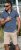 D555 Coventry AOP Polo Shirt Jacquard Collar & Ribbed Cuffs Navy - Polo majice - Muške Polo Majice Veliki Brojevi