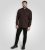 D555 Horsham Long Sleeve Shirt with Chest Pocket Burgundy/Black Check - Košulje - Muške Košulje Veliki Brojevi