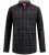 D555 Horsham Long Sleeve Shirt with Chest Pocket Burgundy/Black Check - Košulje - Muške Košulje Veliki Brojevi
