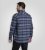 D555 Shrewsbury Long Sleeve with Chest Pocket Blue/Navy Check TALL SIZES - MUŠKA ODJEĆA MT-6XLT - Odjeća za Visoke Muškarce