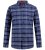 D555 Shrewsbury Long Sleeve with Chest Pocket Blue/Navy Check TALL SIZES - MUŠKA ODJEĆA MT-6XLT - Odjeća za Visoke Muškarce