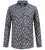 D555 Wakefield Long Sleeve AOP Guitar Printed Shirt Grey - Košulje - Muške Košulje Veliki Brojevi